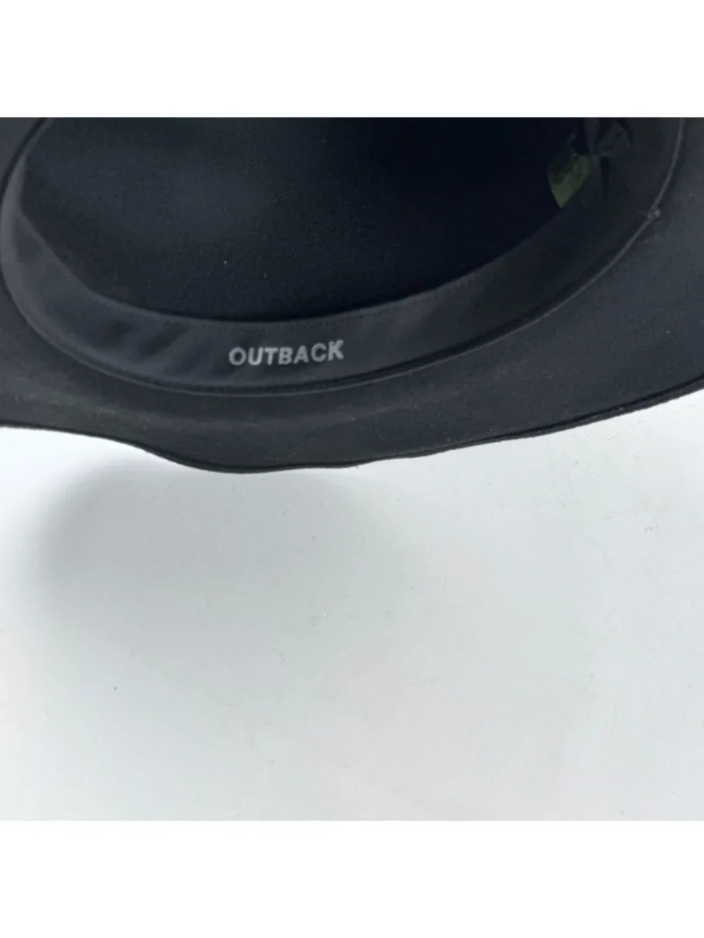 Outback Double S Wool Felt Hat Black Medium Cowboy Western Studded Hatband